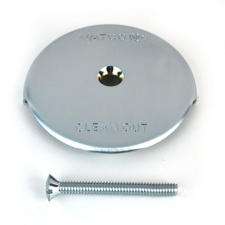 Watco One-Hole Bath Overflow Plate Includes Overflow and Screw, Chrome 18001-CP